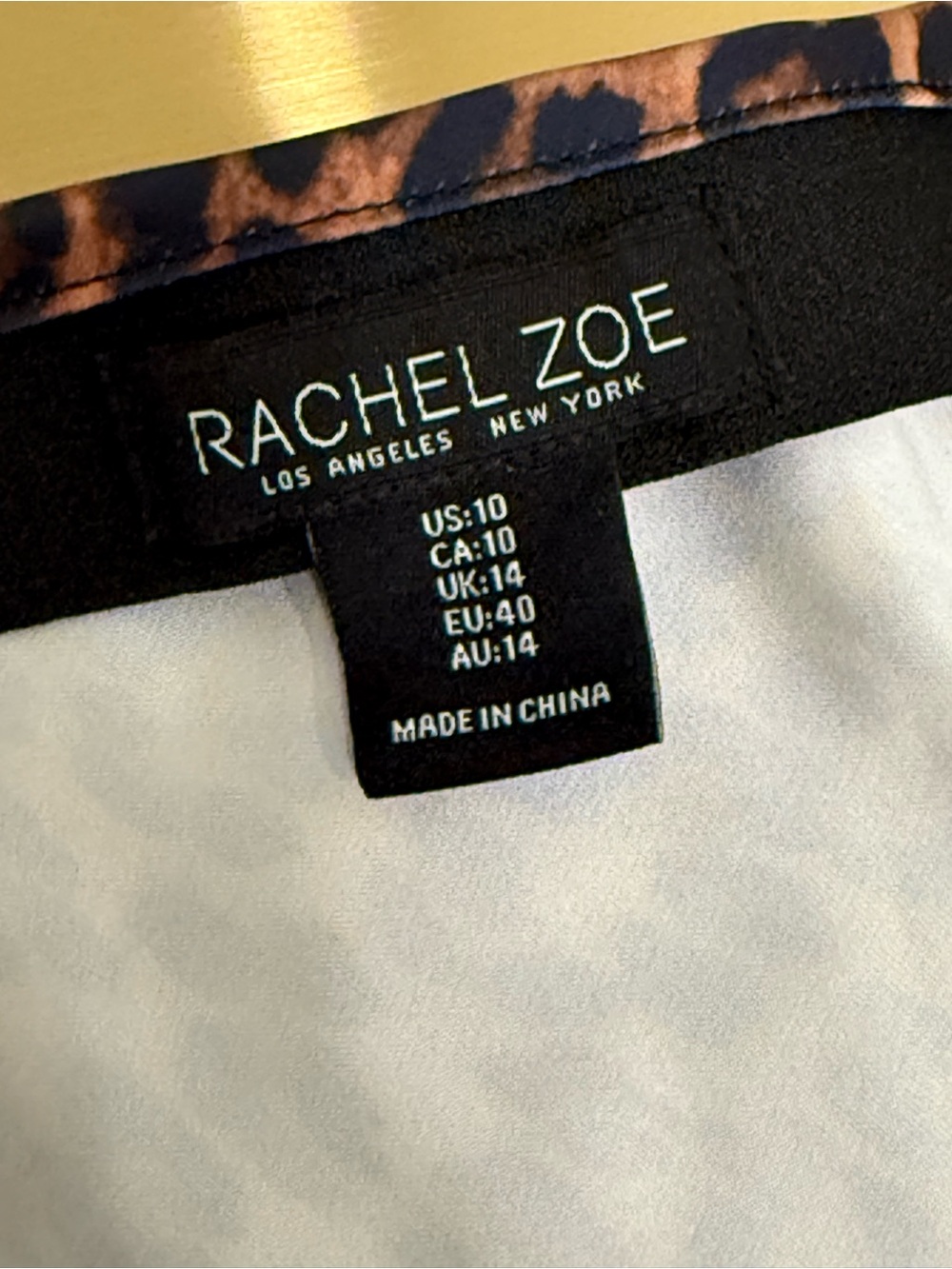 Rachel Zoe Brown Leopard Print Maxi Skirt - Picture 5 of 6